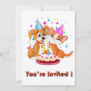 Search for puppy kitten invitations Kitty