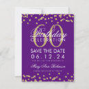 Search for 60th save the dates Glitter