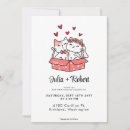 Search for cat bride and groom invitations Modern