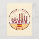 Search for madrid postcards Retro vintage travel
