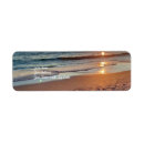 Search for ocean sunset return address labels Coastal