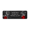 Search for gothic wedding return address labels Halloween