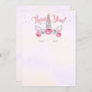 Search for unicorn thank you invitations Pink