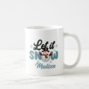 Search for let it snow coffee mugs Blue