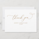 Search for gold thank you cards Minimalist