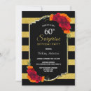 Search for red and gold 60th birthday invitations Sixty