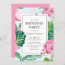 Search for orchid birthday invitations Tropical