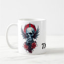 Search for winged skull mugs Skeleton