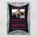 Search for leopard sweet 16 invitations Cute
