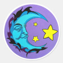 Search for yellow moon and stars stickers Celestial