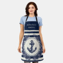 Search for navy anchor aprons Sea