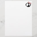 Search for skull stationery paper Pink