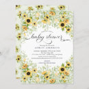 Search for yellow sunflower invitations Greenery