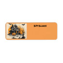 Search for haunted house return address labels Witch