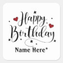 Search for happy birthday calligraphy stickers Typography