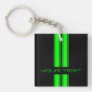 Search for lime square key rings Green