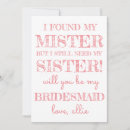 Search for sister invitations Proposal