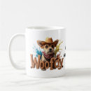 Search for funny cowboy coffee mugs Western