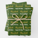 Search for dark green wrapping paper Pattern