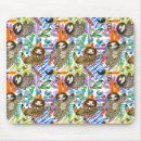 Search for cute sloth mousepads Rainforest
