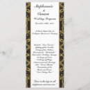 Search for damask wedding programs Gold