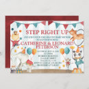 Search for big top circus tent invitations Animals