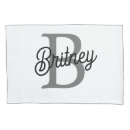 Search for monograms pillowcases Girly