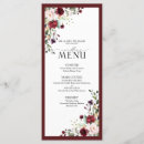 Search for burgundy menus Watercolor