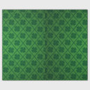 Search for four leaf clover wrapping paper Green
