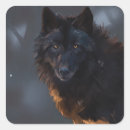 Search for black wolf stickers Animals