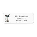 Search for funny return address labels Feline
