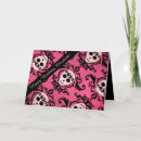 Search for girly skull cards Gothic