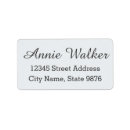 Search for initial name return address labels Simple