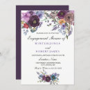 Search for purple shower wedding invitations Floral