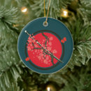 Search for red cherry christmas tree decorations Japanese