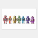 Search for robots stickers Retro