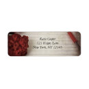 Search for lined paper return address labels Flowers