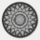 Search for black white geometric flowers art Mandala