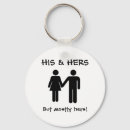 Search for his and her key rings Hers