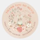 Search for peach floral stickers Baby shower
