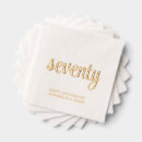 Search for 70th anniversary napkins Elegant