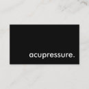 Search for acupressure business cards Therapist