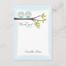 Search for blue owl cards Woodland