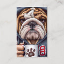 Search for english bulldog business cards puppy
