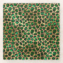 Search for green leopard coasters Stylish