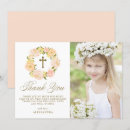 Search for peony thank you cards First holy communion