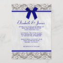 Search for royal blue anniversary party invitations Vintage