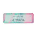 Search for cute mermaid return address labels Pink