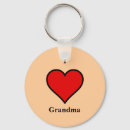 Search for heart key rings Grandparents