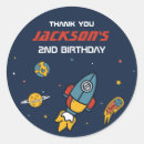 Search for rocket ship party stickers Astronaut